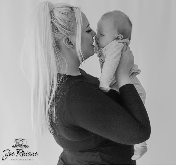 Newborn baby and mum Photographer Bolton
